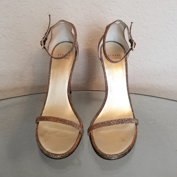 Stuart Weitzman Nudist Pyrite Nocturn M9 - Picture 4 of 6